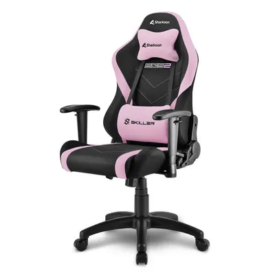 Sharkoon Skiller SGS2 Jr Gaming-Stuhl für Kinder, schwarz/pink