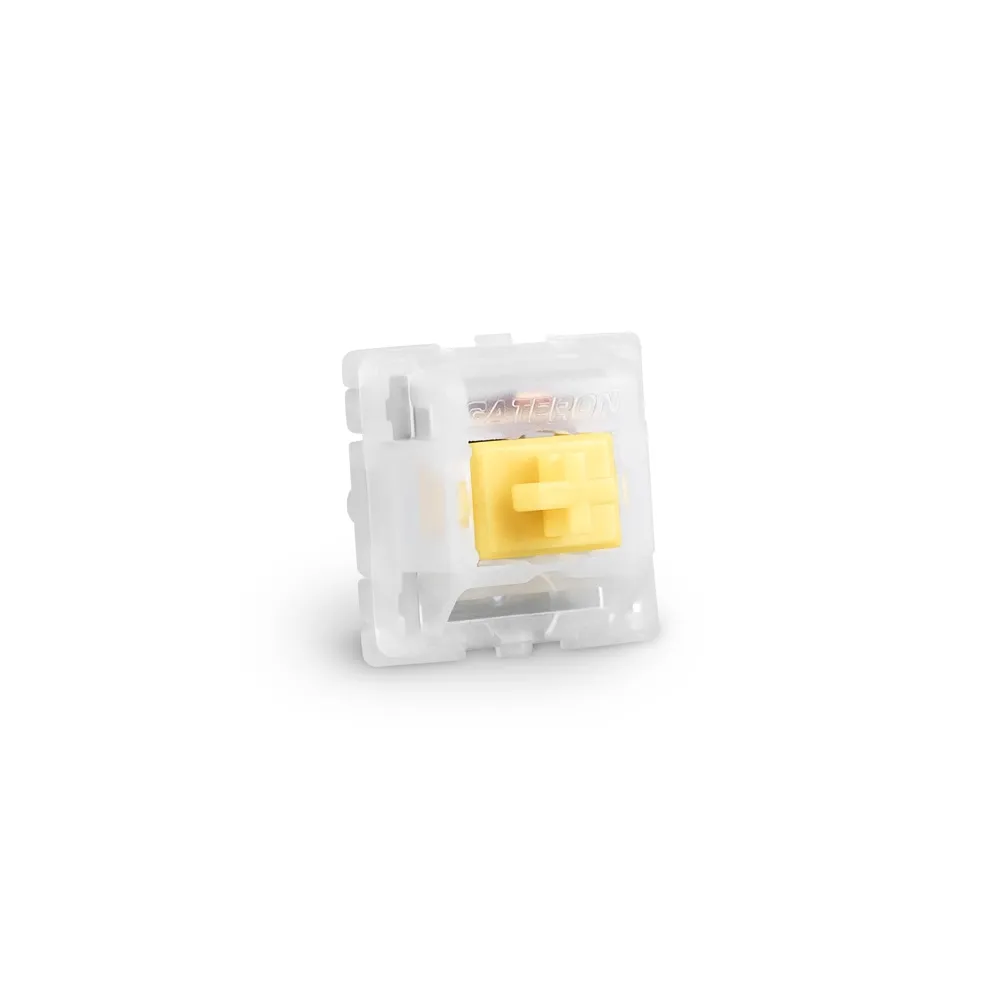 Sharkoon Linear Gateron CAP MILKY YELLOW | 4044951033744 | Tastatur-Schalter - Weiß