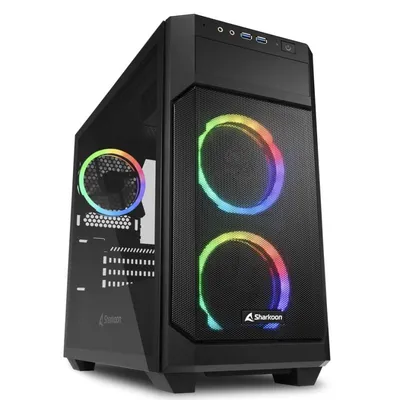 Sharkoon V1000 RGB Micro Tower Schwarz