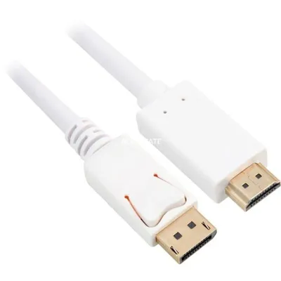 Sharkoon DisplayPort 1.2 auf HDMI 2.0 Adapterkabel 4K 3 Meter