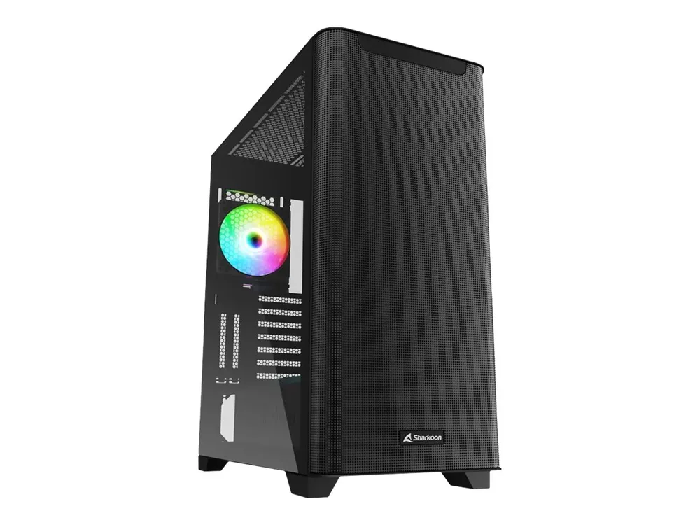 Sharkoon M30 RGB - Schwarz - Glasfenster