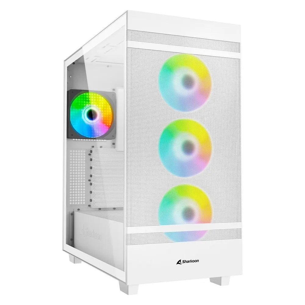 Sharkoon Rebel C50 White RGB ATX