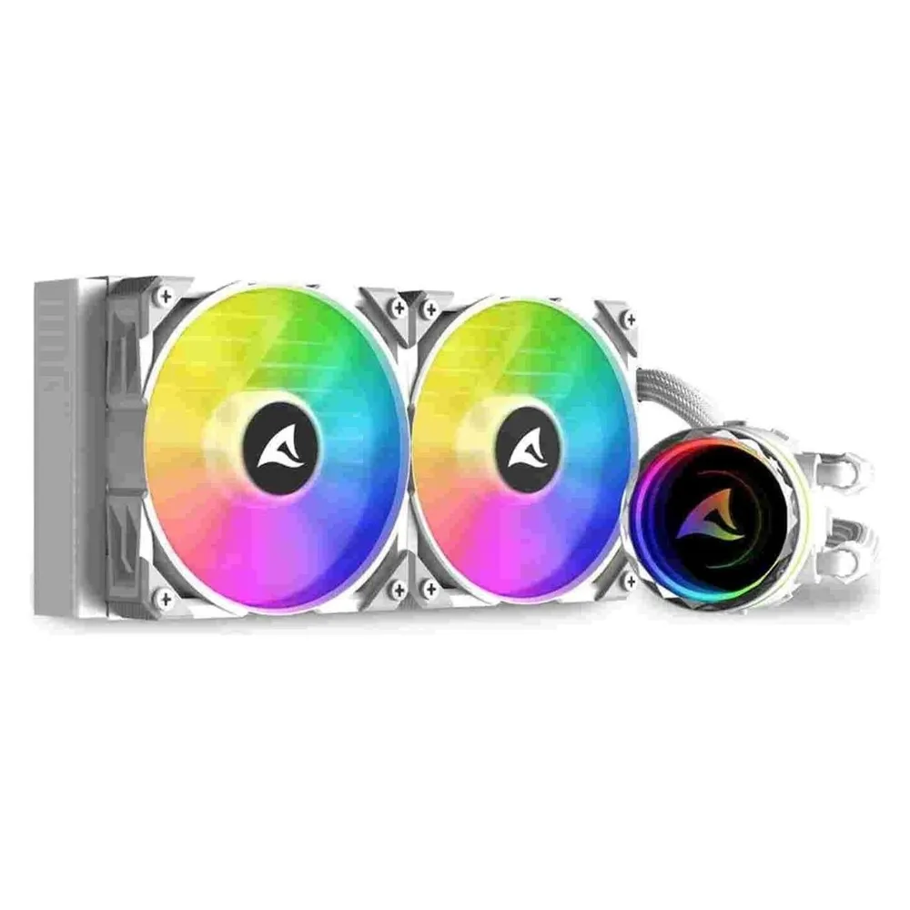 Flüssigkeitskühlung Sharkoon S80 RGB 240mm 2 Lüfter RGB