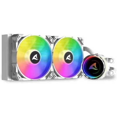 Flüssigkeitskühlung Sharkoon S80 RGB 240mm 2 Lüfter RGB