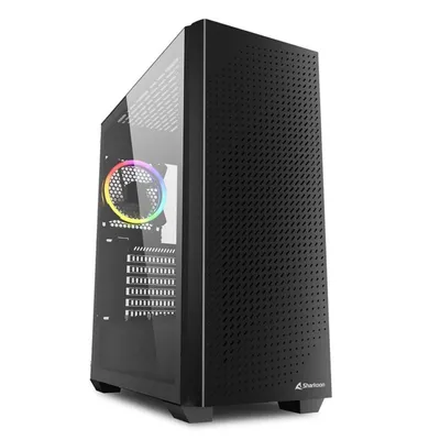Sharkoon VS9 RGB Midi Tower Tempered Glass USB-C 3.2 schwarz