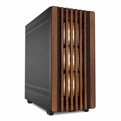 PC-Gehäuse Sharkoon REBEL C70M RGB Full Tower Schwarz Holz USB-C PC-Gehäuse Sharkoon REBEL C70M RGB Full Tower Schwarz Holz USB-C