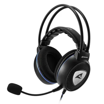 Kopfhörer Sharkoon SKILLER SGH10 kabelgebunden 3.5 mm Gaming mit abnehmbarem Mikrofon Schwarz