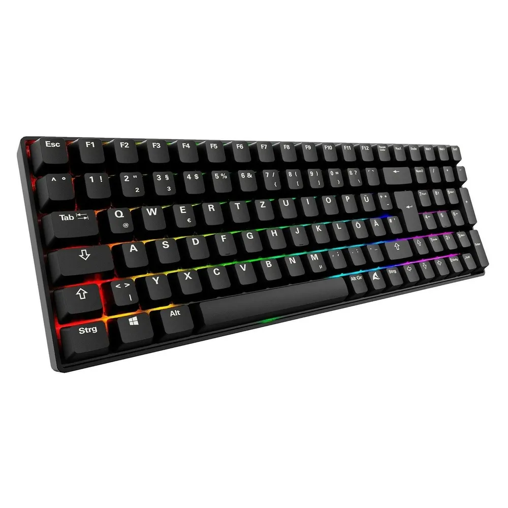 Sharkoon SGK50 S2 PBT bk Gateron GPRO Yellow DE