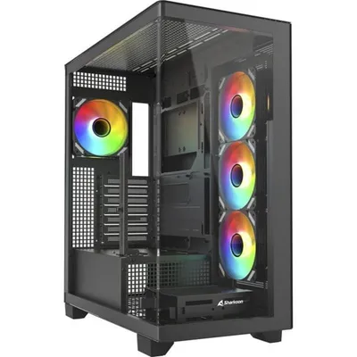Gehäuse Sharkoon ELITE SHARK CA500 270° ARGB Glas