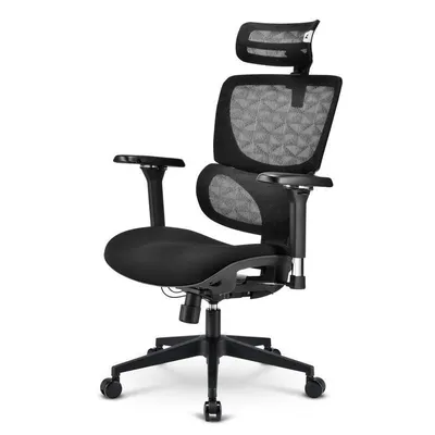Bürostuhl Sharkoon OfficePal C40 mit Kopfstütze und 4D-Armlehnen