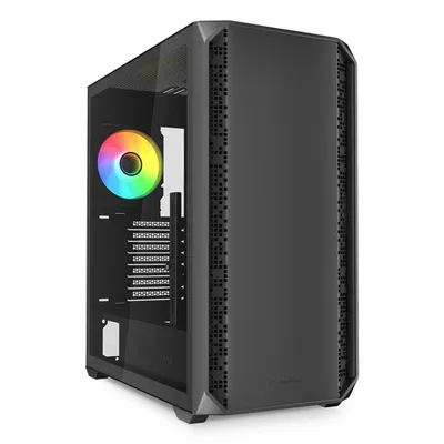 PC-Gehäuse Sharkoon AK2 RGB Midi Tower Schwarz ATX Micro-ATX Mini-ITX