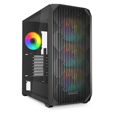 PC-Gehäuse Sharkoon AK3 RGB Midi Tower mit RGB Lüftern USB-C TRRS PC-Gehäuse Sharkoon AK3 RGB Midi Tower mit RGB Lüftern USB-C TRRS