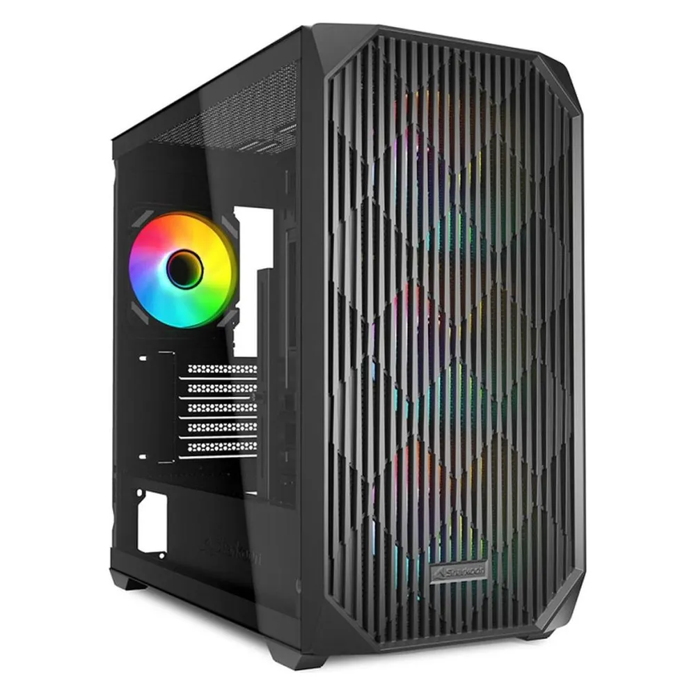 PC Gehäuse Sharkoon MK3 RGB Micro-ATX Mini-ITX mit RGB-Lüftern PC Gehäuse Sharkoon MK3 RGB Micro-ATX Mini-ITX mit RGB-Lüftern
