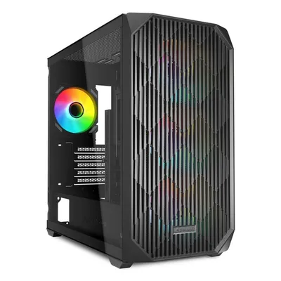 PC Gehäuse Sharkoon MK3 RGB Micro-ATX Mini-ITX mit RGB-Lüftern PC Gehäuse Sharkoon MK3 RGB Micro-ATX Mini-ITX mit RGB-Lüftern