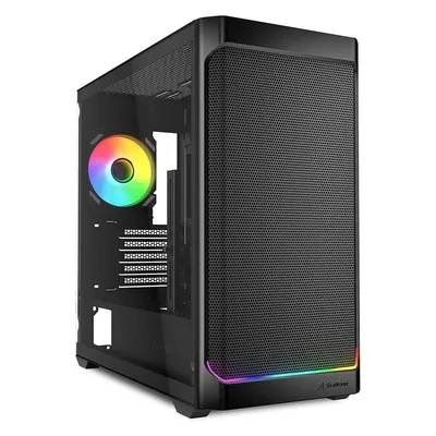 Micro Tower Sharkoon MK4W RGB Strip Schwarz Micro-ATX Mini-ITX Kunststoff RGB Micro Tower Sharkoon MK4W RGB Strip Schwarz Micro-ATX Mini-ITX Kunststoff RGB