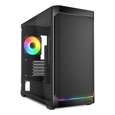 Micro Tower Sharkoon MK4W RGB Strip Schwarz Micro-ATX Mini-ITX Kunststoff RGB Micro Tower Sharkoon MK4W RGB Strip Schwarz Micro-ATX Mini-ITX Kunststoff RGB