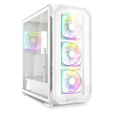 Midi Tower Sharkoon AK5G RGB Weiß ATX Micro-ATX Mini-ITX PC Gehäuse mit RGB Lüftern Midi Tower Sharkoon AK5G RGB Weiß ATX Micro-ATX Mini-ITX PC Gehäuse mit RGB Lüftern