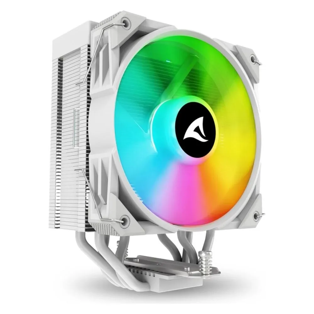 Refrigeración Aire Sharkoon Socket LGA1851 120mm A40 RGB 220W 4 Heatpipes RGB LED