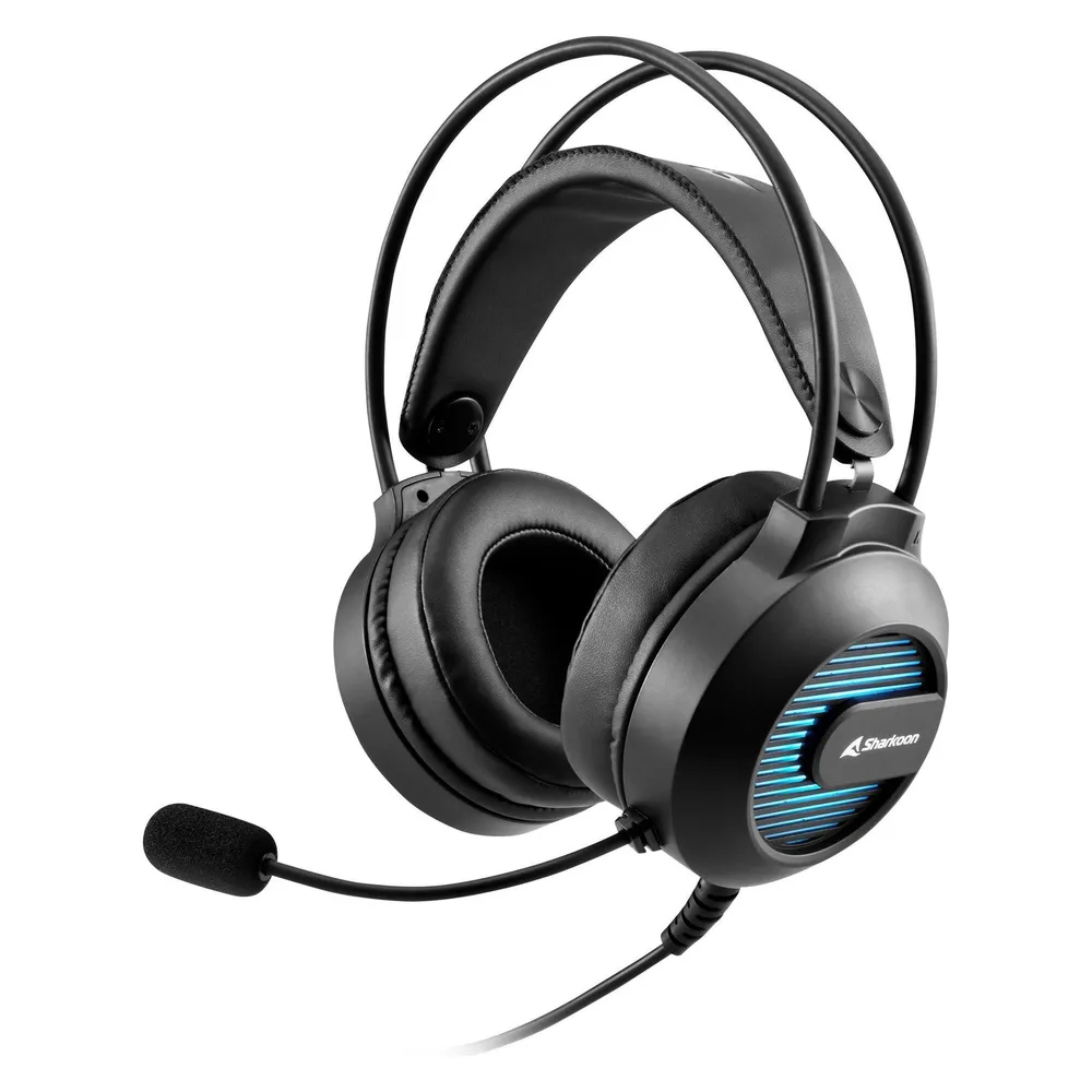 Sharkoon SGH20 Gaming Headset kabelgebunden USB 2.0 Beleuchtung schwarz