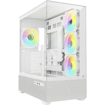 PC-Gehäuse Sharkoon AK7 ARGB Weiß ATX Mid Tower
