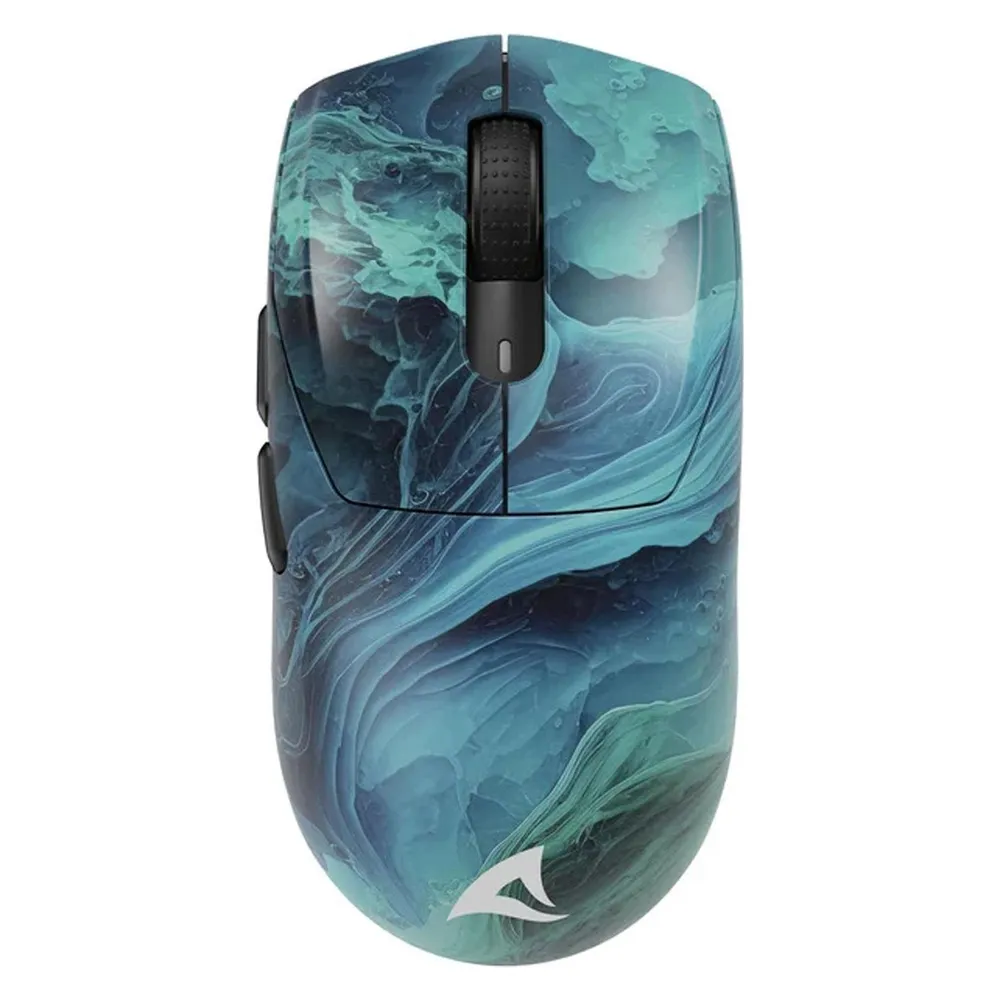 Ratón Sharkoon SKILLER SGM25W RF Wireless 12000 DPI Blau Türkis