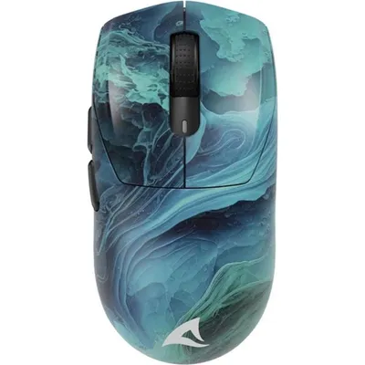 Ratón Sharkoon SKILLER SGM25W RF Wireless 12000 DPI Blau Türkis