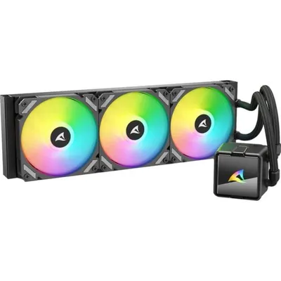 Sharkoon S60 ARGB Wasserkühlung 360mm 3 RGB Lüfter kompatibel mit Intel und AMD