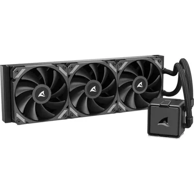 Flüssigkeitskühlung Sharkoon S40 360 mm 3 PWM-Lüfter Schwarz Wärmeleitpad