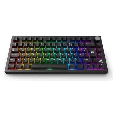 Tastatur Sharkoon SKILLER SGK55W 75% mechanisch Gaming RGB Dual Mode
