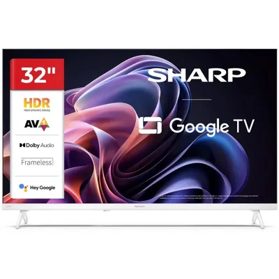 TV Sharp LED 32HF2265EW 32" HD Google TV HDR10 HLG Weiß