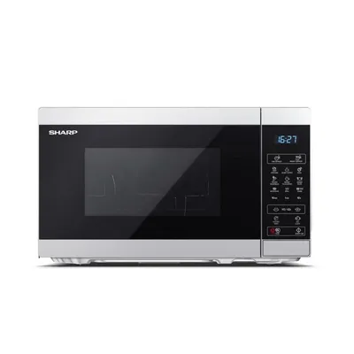 Mikrowelle Sharp YC-MG02E-S 20 Liter 800W mit Grill 1000W und Touch-Bedienung