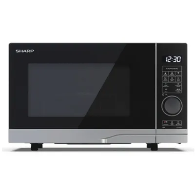 Mikrowelle Sharp YC-PG204AE-S 20 Liter 700W mit Quartz-Grill und Automatikfunktionen