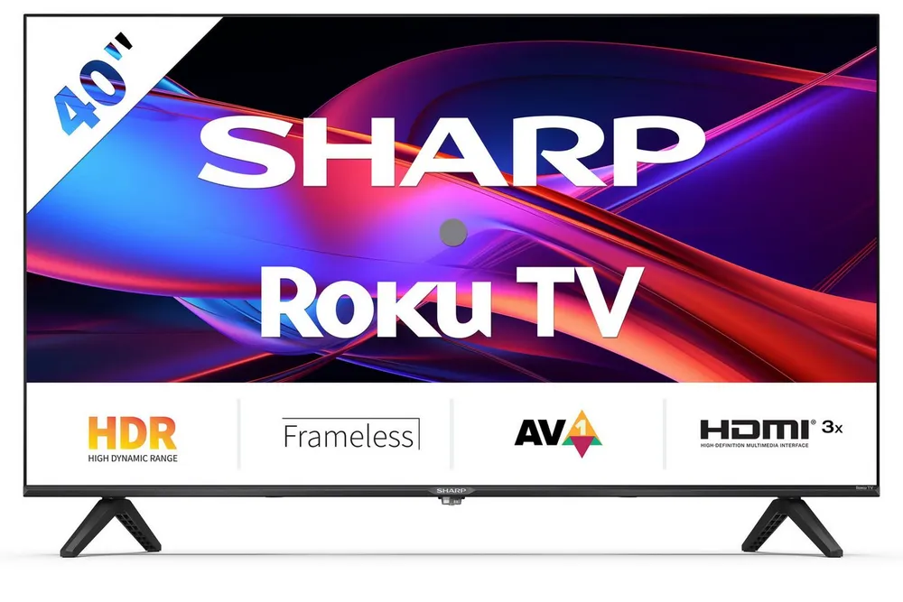 Sharp 2T-C40GDx LED-Fernseher (101 cm/40 Zoll, Full HD, HDR10, Einfacher Startbildschirm, Intuitive Fernbedienung)