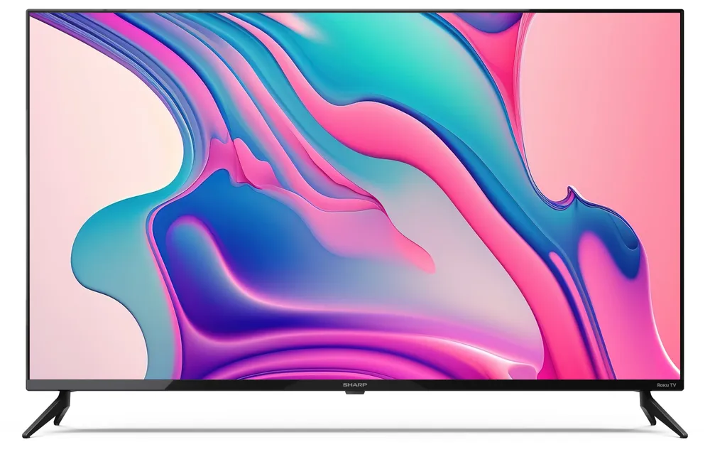 Sharp 2T-C43FDx LED-Fernseher (108 cm/43 Zoll, Full HD, Full HD Roku Smart TV, HDR10, AV1-Codec, 3 HDMI, vorinstallierte Apps)