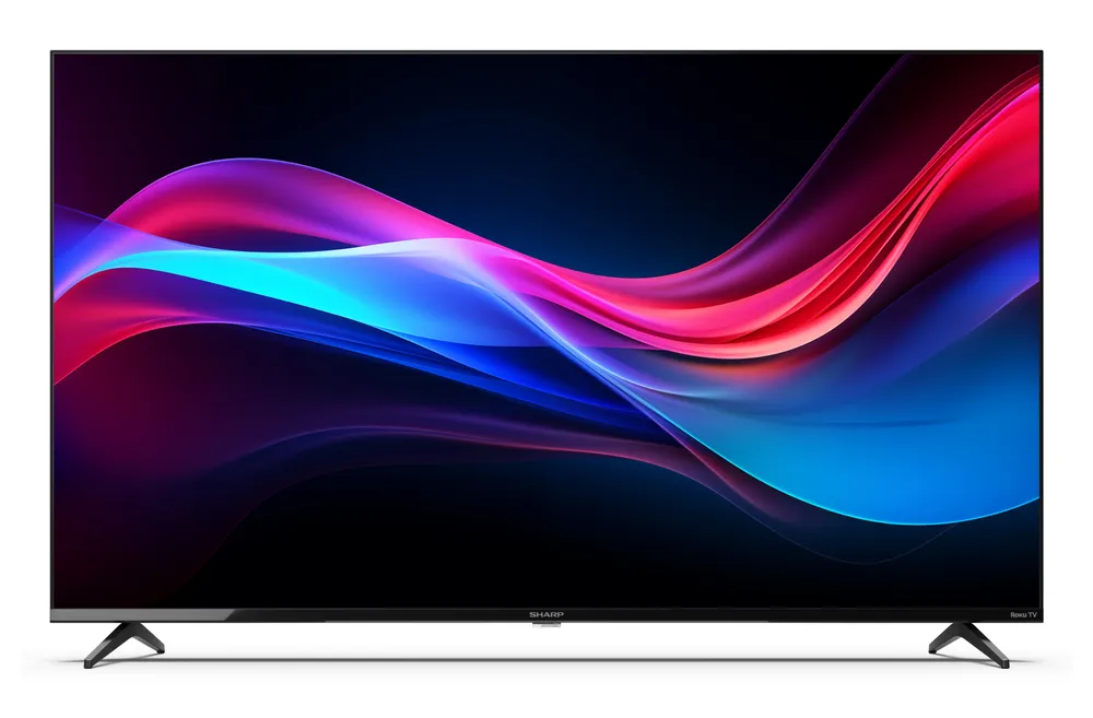 Sharp 4T-C50GJx LED-Fernseher (126 cm/50 Zoll, UHD 4K, rahmenloser 4K Ultra High Definition LED Sharp Roku TV mit DolbyVision)