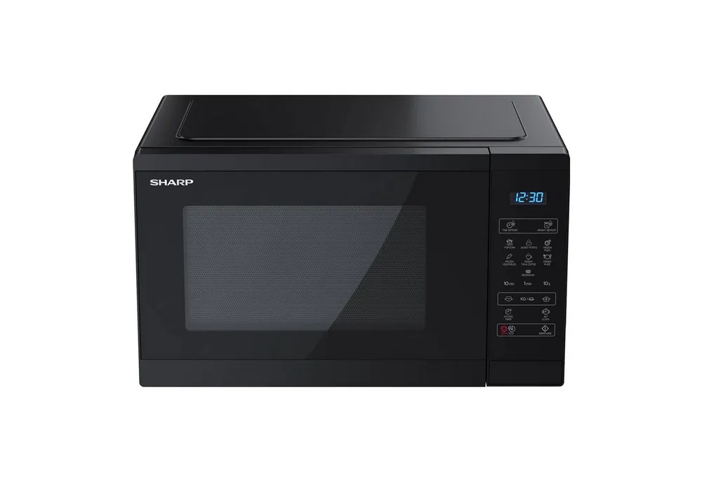 Sharp Mikrowelle YC-MS252AE-B, 11 Leistungsstufen, Auftaufunktion