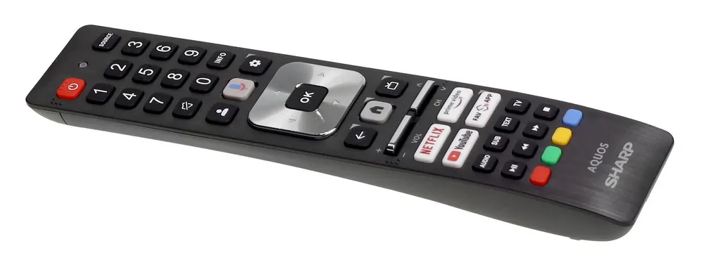 Sharp Sharp SHW/RMC/0147N Fernbedienung für 4T-C55GP... QLED-Fernseher Fernbedienung