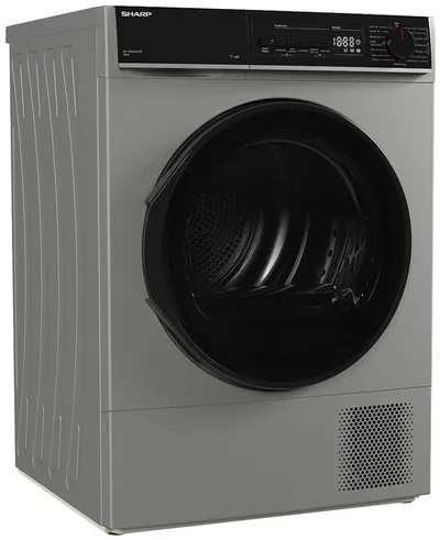 Sharp Wärmepumpentrockner KD-PRO0S7GSD-DE, SoftTouch-Bedienung mit LED-Display, Trommelbeleuchtung, WiFi