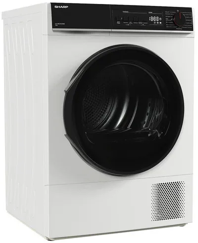 Sharp Wärmepumpentrockner KD-PRO7S7GWD-DE, SoftTouch-Bedienung mit LED-Display, Trommelbeleuchtung, WiFi