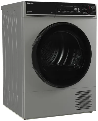 Sharp Wärmepumpentrockner KD-PRO9S7GSB-DE, Programmknebel und SoftTouch-Bedienung mit LED-Display