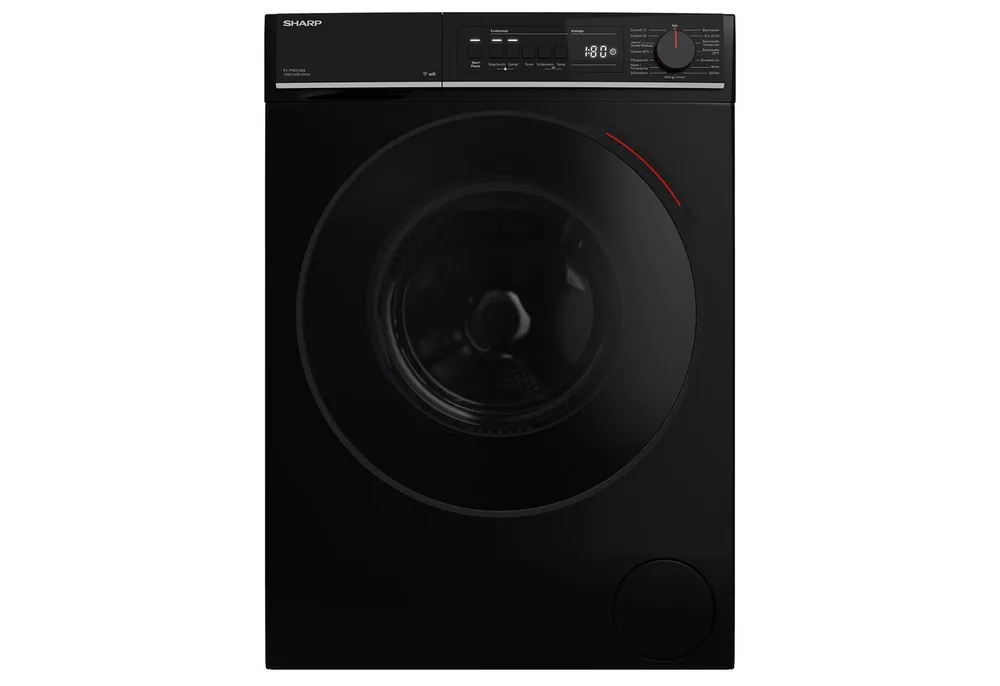 Sharp Waschmaschine ES-PRO214BA-DE, 12 kg, 1400 U/min, AllergySmart, Dampf, WIFI Steuerung per App, 12 kg