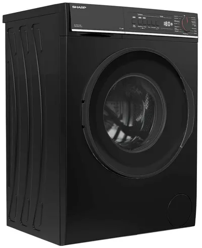 Sharp Waschmaschine ES-PRO714BA-DE, 7 kg, 1400 U/min, AquaStop, AllergySmart, Dampf, WiFi, Kindersicherung