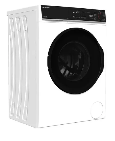 Sharp Waschmaschine ES-PRO714WA-DE, 7 kg, 1400 U/min, AquaStop, AllergySmart, Dampf, WiFi, Kindersicherung