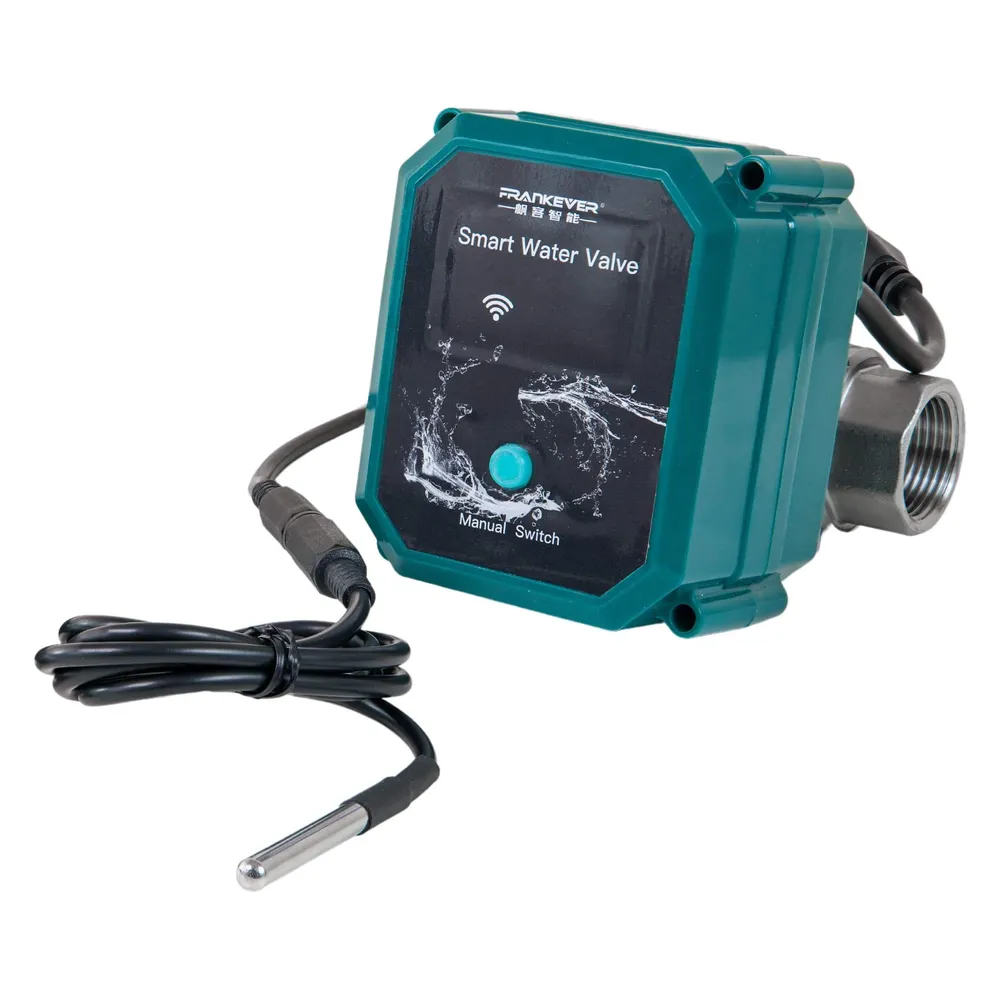 FrankEver Smart Water Valve powered by Shelly - Intelligentes Wasserventil - DN20 - Grün