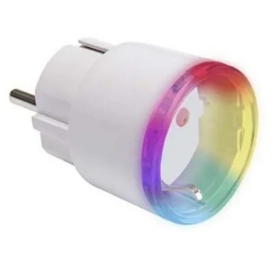 Shelly Home Shelly Plug & Play "Plus Plug S" Wi-Fi Smart-Steckdose 10A Smart-Home-Station, Mit Messeinheit