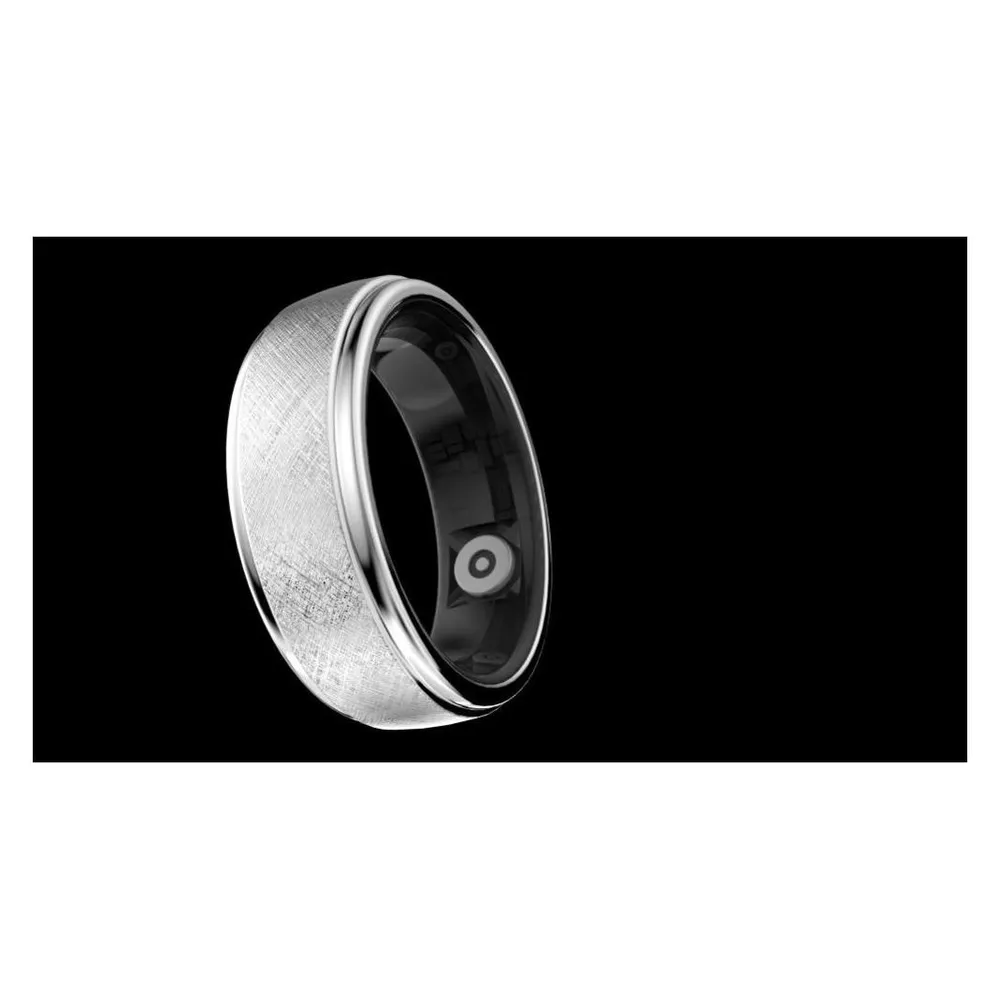 Smart Ring Shenzhen HiFuture Ring2 Größe 12 Bluetooth IP68 Android iOS Titan Silber