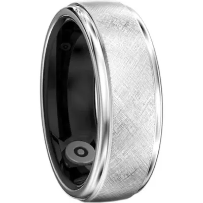 Smart Ring Shenzhen HiFuture Ring2 Größe 12 Bluetooth IP68 Android iOS Titan Silber
