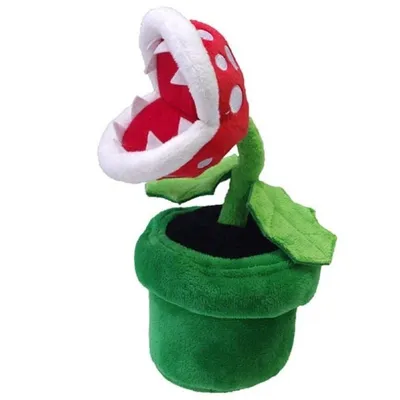 Sherwood Media Super Mario Piranha-Pflanze Plüsch, 23 cm