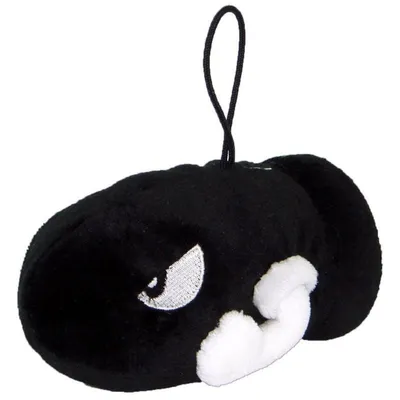 Sherwood Media Super Mario Plüsch Bullet Bill 13cm