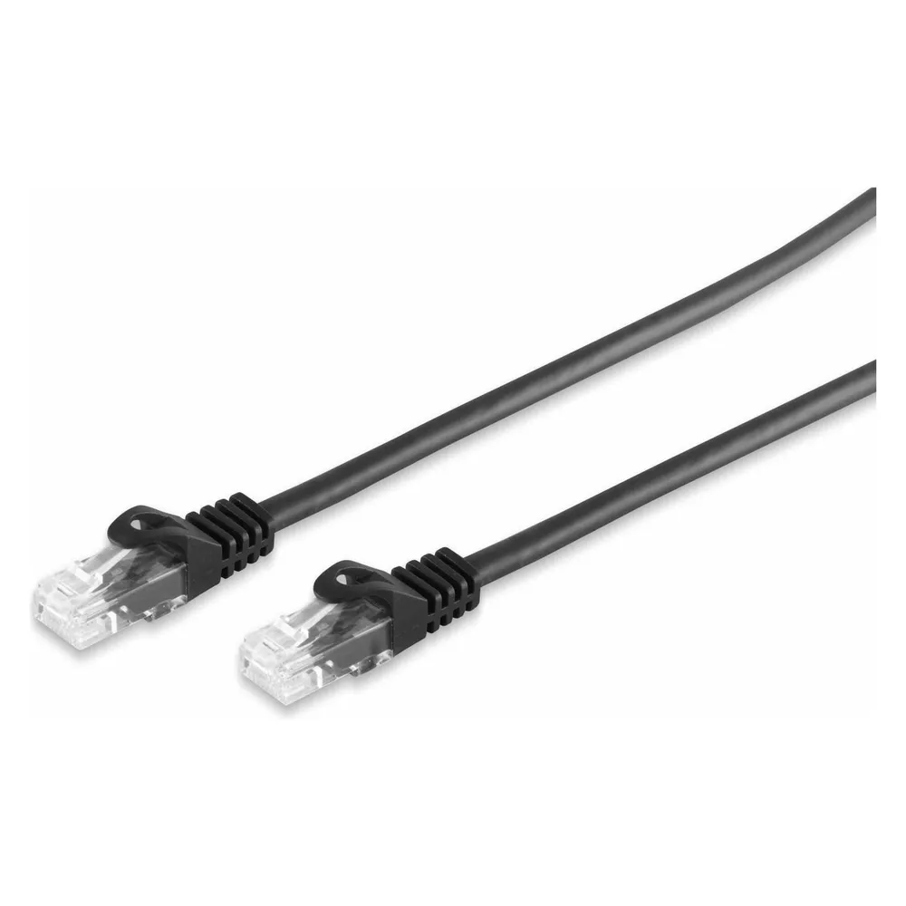 Shiverpeaks S/CONN maximum connectivity Netzwerkkabel-RJ45 Patchkabel U/UTP mitCat.7 Rohkabel schwarz 7,5m